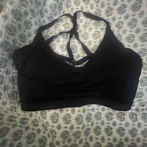 Nike dry fit black sports bra